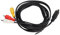 Cavo Composito Audio Video Mini DIN da 9 Pin a RCA, Cavo di Prolunga da 3 RCA a 9 Pin Mini DIN, Spina Maschio da 9 Pin a 3 RCA Maschio Cavo di Collegamento AV Stereo, 1,8 M