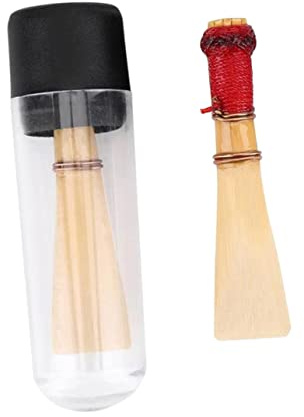 Leichtes Fagottrohr aus Schilfrohr, 2 Stück, Beige | Instrumentenzubehör zum Rohr Ersetzen, Naturbelassenes Blatt für Basson, Zubehör für Anfänger