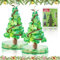 2 Stück Mini-Weihnachtsbaum,Magic Weihnachtsbaumschmuck,Wachsender Weihnachtsbaum,Magischer Baum,DIY Kristall-Züchtungs-Set für Jungen und Mädchen Lernanleitung