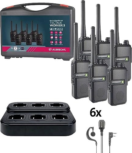 Albrecht Tectalk Worker 3 29827 PMR-Funkgerät 6er Set