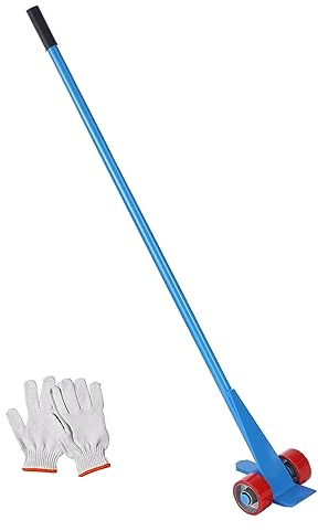 VEVOR Barra de Palanca 4T Elevador de Muebles de Alta Resistencia con Ruedas Barra de Elevación Herramienta Móvil de Acero al Carbono Q235 152,4 cm para Levantar Paletas de Mercancías de Carga Pesada