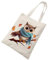 Tote Bag Aesthetic 30X40 Eulen Tragen Schals Baumwolltasche Jutebeutel,Stoffbeutel Mit Zwei Langen Henkeln,Stofftasche Faltbar,Wiederverwendbare Jutebeutel