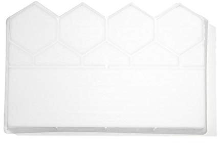Formen für Pflastersteine Dekor Garten Schwimmbad Gebäude Betonform Fecht Zement Mold Zaun Kunststoff-Ziegel-Mold Weiß Antike Hof Lawn Cement Mold
