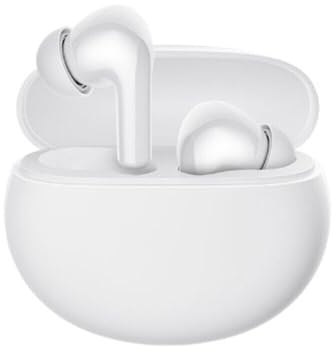 Xiaomi Redmi Buds 4 Active - Auriculares inalámbricos TWS, Bluetooth 5.3 de baja latencia con cancelación de ruido de llamada IA, IP54 impermeable, tiempo de reproducción 28 h, ligeros/blancos