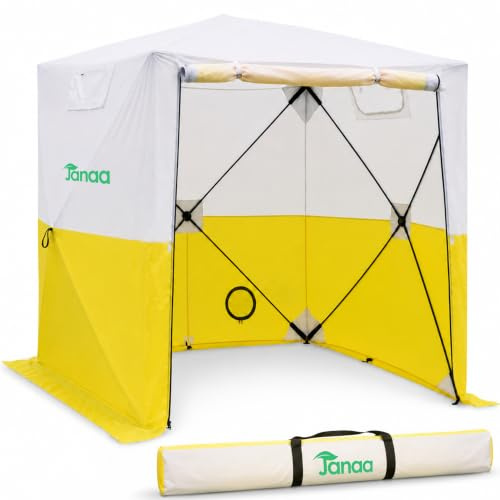 JAX3 Professionelles Arbeitszelt, Pop-Up, UV50+, 1,8 x 1,8 x 2,5 m, sofortiger schneller und einfacher werkzeugloser Aufbau, wasserdicht, Hobelzelt, kommerzielles Zelt, Glasfaser für schwere