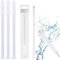Aquafloow 3x Milchansaugrohr Transparent 15,7cm für 5313232961 DeLonghi + Reinigungsbürste zur Reinigung von Kaffeemaschinen, Strohhalmen, Flaschen, Tassen