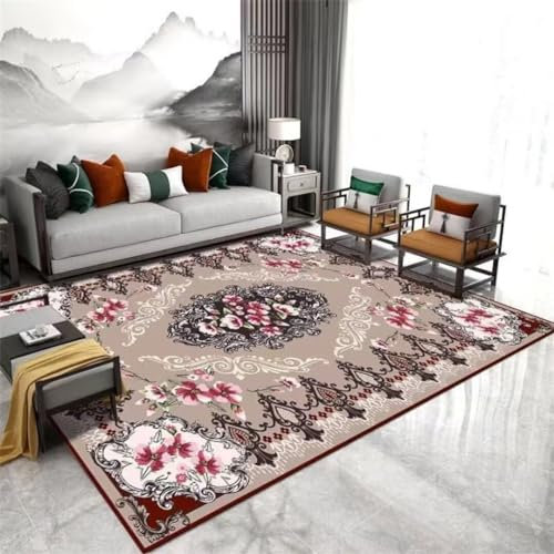 Xiaosua Alfombra Silla Escritorio Alfombra De Salon Alfombras De Cocina Baratas Alfombras Estampadas Aptas para La Edad 200X250Cm Alfombra Habitacion Adolescente Rojo