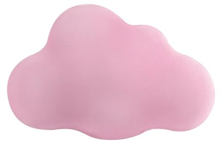 Viusneun Kuschelkissen Kinder Wolkenkissen, Weiche Flauschige Wolkenform Zierkissen Sofakissen, Plüsch Kissen Dekokissen für Kinderzimmer Schlafzimmer Deko,54 * 34cm (Rosa)