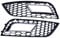 DSENNY Nebelscheinwerfer-Grillverkleidung, Waben-RS4-Stil, for Audi A4 B8.5 2013–2016(B)