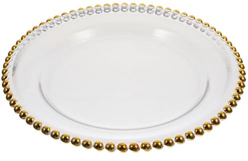 DEARMAMY Plateau De Service Décoratif Pour Snacks Et Assiette à Apéritif Multifonctionnelle Élégant Design Avec Pour Bijoux Et Décoration De Table