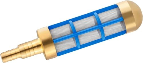 Suction Hose Filter 3/4 Inch 1/2 Inch Brass Water Pump Strainer,Suction Filter Garden Hose Filter Suction Basket Garden Hose Filter,Hose Water Suction Strainer Pickup Filter Powerful Tools