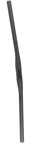 Manubrio Bici 3K, Barra Piatta Dritta, Manubrio Mountain Bike in Fibra di Carbonio Premium, Accessori Bici Leggeri e Durevoli con Finitura Nera Opaca per Bici da Strada e Mountain