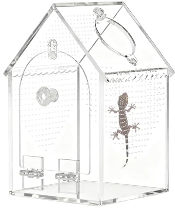 Terrarien für Spinnen – Habitat aus transparentem Acryl, Terrarium, Ausrüstung für Mygale-Terrarien | für Zuhause, Haustiere, Familien und Leidenschaften