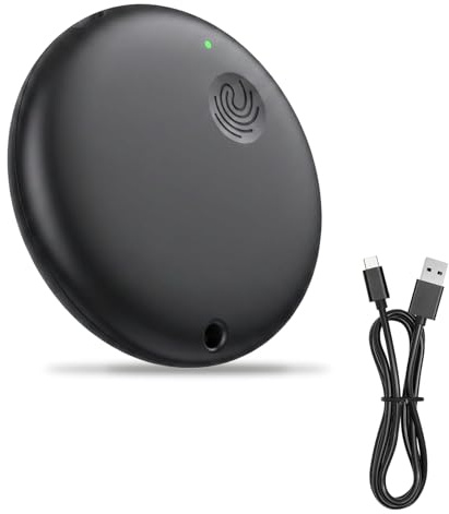 Mini Under Pillow Speaker Bluetooth, Bone Conduction Sleep Speaker with White Noise & Timer, Ultra-Slim Portable Wireless Speaker for Side Sleepers, Tinnitus Relief & Sleep Aid for Adults, Black