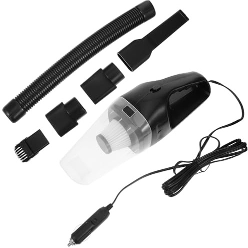 Uonlytech Aspirateur de Voiture Portable Matériel Plastique et Métal 12v 120w Filtre Lavable et Faible Bruit Maison et L'école