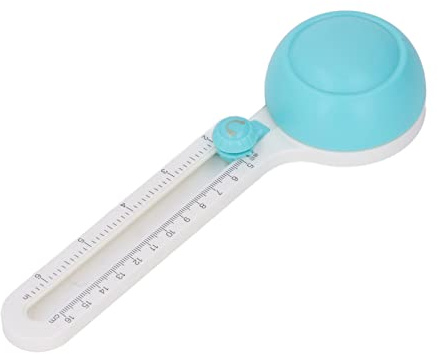 ZDETGU Kreisschneider für Heimwerkerarbeiten. 360° Drehbarer Kreisschneider mit Schieber und Rutschfester Basis, Schneidet Kreise, Ringe, Karten und Fotos mit Einem Durchmesser von 10–32 Cm