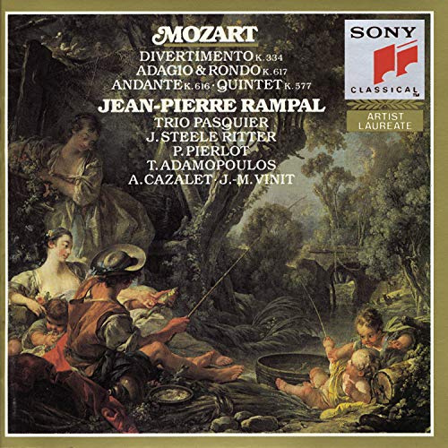 Mozart: Divertimento in D - Quintet in D Major - Andante for Mechnical Organ - Adagio & Rondo, K.617 / Rampal