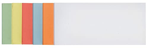 FRANKEN Moderationskarten Rechteck, 205 x 95 mm, sortiert, 250 Stück, farblich sortiert, UMZH 1020 99