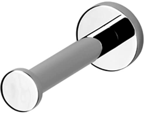 Geesa Nemox Reserverollenhalter, Toilettenpapierhalter aus Edelstahl, Farbe: Chrom, 48 x 48 x 130 mm