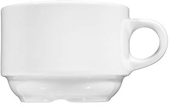 Seltmann 001.181815 Meran Rund Porzellan Kaffeetasse, 00006 Dekor, 0,18L Volumen, Weiß