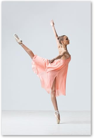 Postereck - 0421 - Ballett, Tänzerin Ballerina Tanzen Musik Klassik - Wandposter Fotoposter Bilder Wandbild Wandbilder - Poster - 3:2-91,0 cm x 61,0 cm