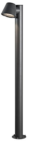 Konstsmide Wegeleuchte Trieste | Aluminium schwarz | Outdoor IP44 | GU10-Fassung | 7524-370, 20.5 x 11.5 x 100 cm