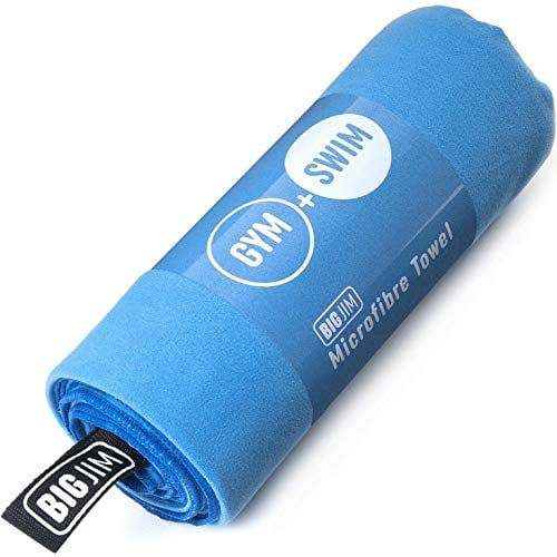 Mikrofaser Handtücher - EXTRA GROß, Supersaugfähig, Kompakthandtuch. Schnell Trocken, Leicht | Für Fitnessstudio, Schwimmen, Sport, Reisen, Camping, Wandern, Strand, Yoga, Pilates | 180 x 90 cm | Von Big Jim