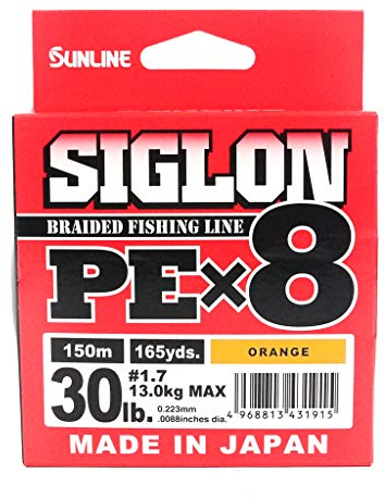 Sunline Siglon PE X8 150 m 25LB/11kg PE #1,5 Orange