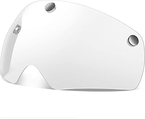 VICTGOAL Magnetische Fahrradhelmbrille Winddicht staubdicht Visier (Durchsichtig)