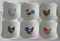 crackinchina Chicken 6 egg holder Ceramic tray to hold 6 eggs