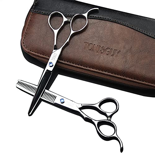 Linkshänder Haar Gerade Ausdünnung Schere Barber Salon Werkzeuge Professional Hair Schneiden Schere Haare Schere Friseur Schere Kit,5.5Inch