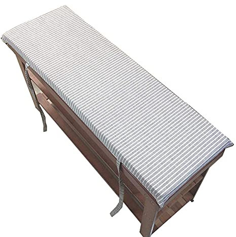 MOTT Bankkissen 120x35cm,Bequem und Weich Sitzkissen für Küchenbank Gartenbank Kissen für 2 oder 3-Sitzer,Bank-Auflage,Bankpolster,Sitzpolster,mit Befestigungsbändern