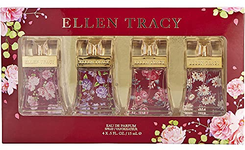 Ellen Tracy Vielfalt Gift Set Miniatures Eau De Parfum 4 x 15ml - Sensational - Brilliant - Dazzling - Dynamic