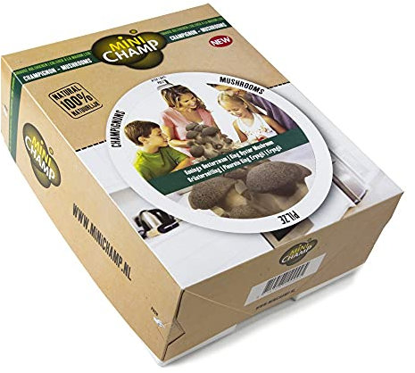 Mushroom Gift Windowsill Kit King Oyster Garden Plant Hardy Perennial Garden Plants Easy to Grow Your Own 1x 3 Litre Prepack by Thompson and Morgan.