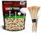 SAPLIZE Golf Bambus Tees,150 Stück (38mm) - Biologisch abbaubar, haltbarer und Stabiler Golf Tees