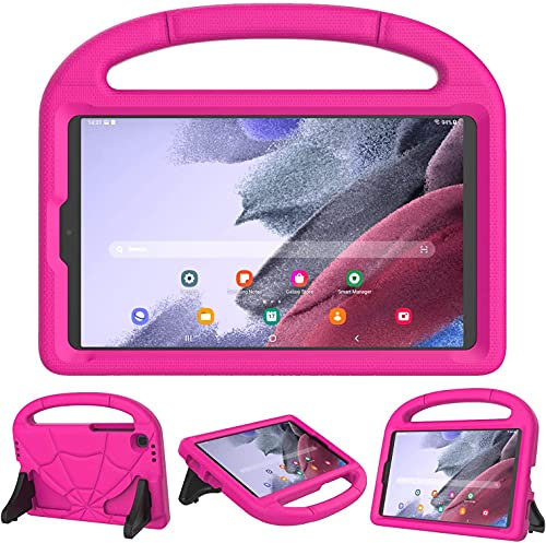 Coque pour Enfants pour Samsung Galaxy Tab A7 Lite 8.7 2021, Patamiyar Coque légère Antichoc Tab A7 Lite poignée pour Enfants et béquille pour Galaxy Tab A7 Lite 8,7 Pouces (SM-T220/T225/T227)-Rose