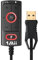 1Mii Carte Son Externe, Adaptateur Audio USB vers 3,5mm Jack, convertisseur de Carte Son USB avec Stéréo, Micro, pour PS4, PS5, PC Laptop, Compatible avec Windows, Mac Plug and Play