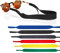 CiciIng 6 Stück Brillenband Sport Neopren Gläser Retainer Strap, Anti Rutsch Elastic Brillenbänder Brillenband Schwimmfähig für Sportbrillen und Sonnenbrillen