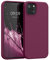 kwmobile Handyhülle für iPhone 13 Hülle, für iPhone 13 Case - Hülle Silikon - kabelloses Laden - Magenta Lila