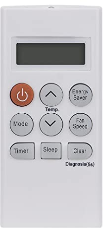 AKB73598009 Replace AC Remote Control Compatible with LG Dual Inverter Smart Window Air Conditioner LW1222IVSM LW1817IVSM LW2217IVSM LW1822IVSM LW2422IVSM LW1517IVSM LW1019IVSM AKB73598011