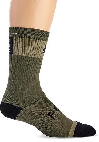 Fox Racing Defend Winter Mountainbike Socken, Olivgrün, Small