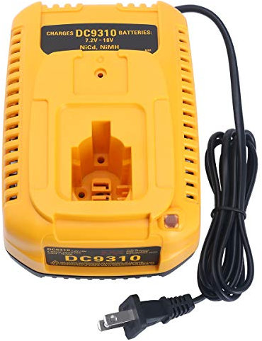 DC9310 18Volt Charger Replacement for Dewalt 18V XRP Battery Compatible with Dewalt 7.2V 9.6V 12V 14.4V 18V XRP NiCD/NiMH Battery DC9098 DC9096 DC9091 DE9057 DW9072 DW9116