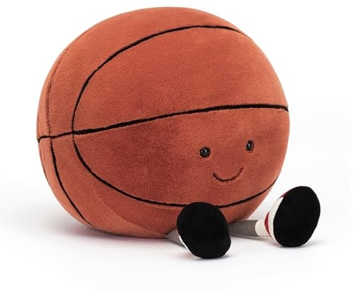 Jellycat Fun Sports Basketball - H 25 cm x B 22 cm