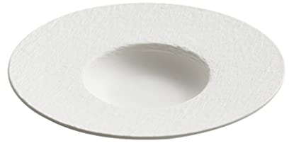 LUNIZ Platos de Comida Plato for servir, bandeja for servir, restaurante de alta cocina esmerilado de mármol, plato hondo for sopa de espagueti Platos de Postre (Color : B, Size : S)