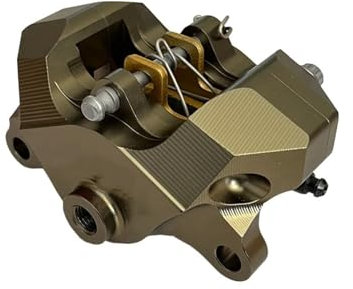 SSIMOO Universale RPM Moto 84mm Pinza Freno Posteriore CNC Compatibile con Aprilia YZF-R1 06-14 GSXR1000 07-14 ZX-10R 08-10 (Color : Brown)