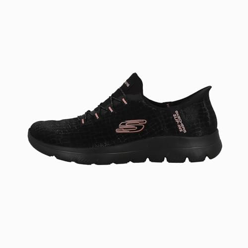 Skechers Summits Classy Night, Zapatillas Mujer, Black, 38 EU
