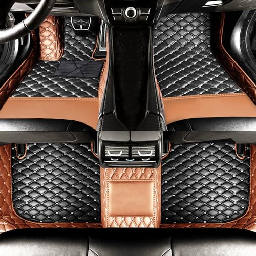 Awotzon Auto Fußmatten nach Maß für Mercedes-Benz A/B/C/E/S/R/G/CL/CLA/CLK/CLS/ML/GL/GLA/GLC/GLE/GLK/GLS/SL/SLC/SLK/AMG/Viano/Vito/X Class/Maybach/Sprinters für Vorne und Hinten Wasserdicht Rutschfest
