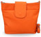 BRISE Umhängetasche Damen Echtes Leder ELLIE Handgemachte Crossbody Bag mit Ledergurt 6 Fächer Wasserdichte Schultertasche Made in Italy (Orange - 1)