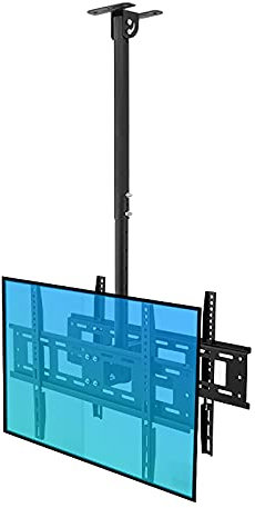 TV Stand,tv Wall Mount Double Screen Ceiling TV Mount, Adjustable Tilt Swivel TV Bracket, Fits Most 40-70 Inch LED Screen Display (Size : 4m)