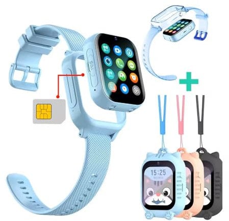 Generico orologio mobile per bambini Smartwatch Per Bambini Con Sim 4G – Videochiamate – GPS – SOS